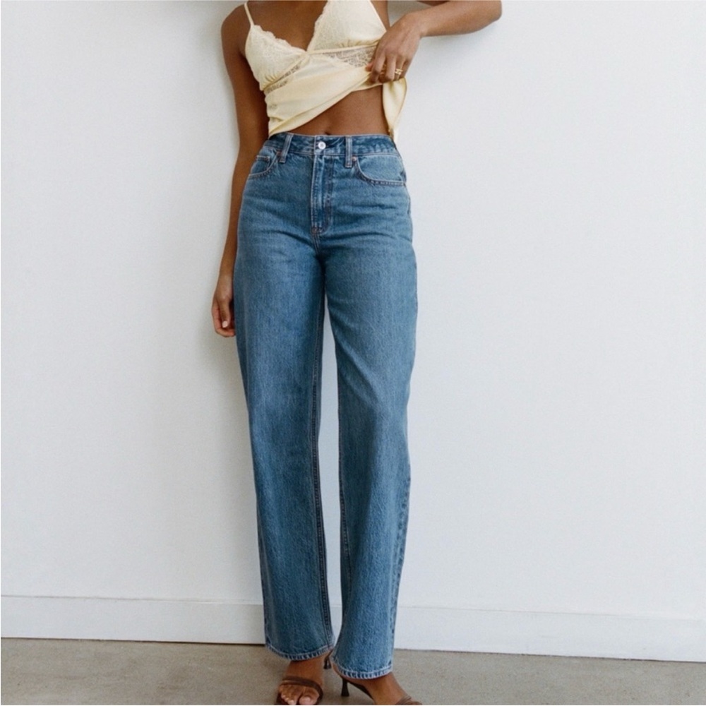 Abercrombie & Fitch Classic Blue High Rise Jeans